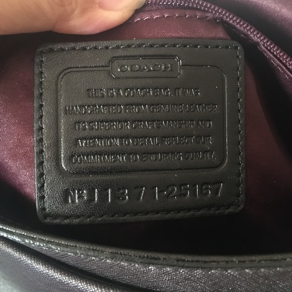 Coach Madison Saffiano Leather Flap Satchel 25167 - Picture 10 of 10